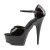 Pleaser Sandali DELIGHT-660FH Vernice Nero-Rosso/Nero EU-39 / US-9