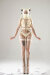 Naughty Thoughts Perizoma Sinner in Vinile - Crema