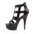 Pleaser Sandali DELIGHT-682 Similpelle Nero/Nero EU-40 / US-10