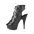 Pleaser DELIGHT-683 Stivaletti - Similpelle Nero/Nero Opaco EU-36 / US-6