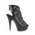 Pleaser DELIGHT-683 Stivaletti - Similpelle Nero/Nero Opaco EU-36 / US-6