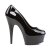 Pleaser Sandali DELIGHT-685 Vernice Nero/Nero EU-35 / US-5
