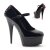 Pleaser Sandali DELIGHT-687FH Vernice Nero-Rosso/Nero EU-35 / US-5