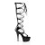 Pleaser Sandali DELIGHT-698 Vernice Nero/Nero EU-35 / US-5