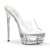 Pleaser Mules ECLIPSE-601 Trasparente/Trasparente EU-35 / US-5