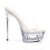 Pleaser Mules ECLIPSE-601 Trasparente/Trasparente EU-36 / US-6