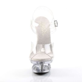Pleaser Sandali ECLIPSE-608 Trasparente/Trasparente EU-35 / US-5