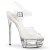 Pleaser Sandali ECLIPSE-608 Trasparente/Trasparente EU-35 / US-5
