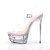 Pleaser Sandali ECLIPSE-608 Trasparente/Trasparente EU-35 / US-5