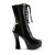 Pleaser ELECTRA-1020 Stivaletti - Vernice Nero/Nero EU-38 / US-8