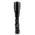 Pleaser ELECTRA-200Z Stivali - Vernice Elasticizzato Nero EU-40 / US-10