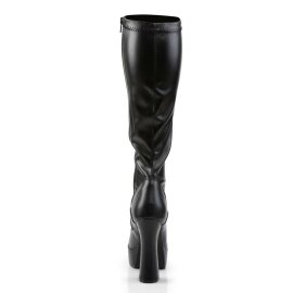 Pleaser ELECTRA-200Z Stivali - Similpelle Elasticizzato Nero EU-42 / US-12