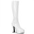 Pleaser ELECTRA-200Z Stivali - Vernice Elasticizzato Bianco EU-38 / US-8