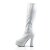 Pleaser ELECTRA-200Z Stivali - Vernice Elasticizzato Bianco EU-38 / US-8