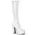 Pleaser ELECTRA-200Z Stivali - Similpelle Elasticizzato Bianco EU-38 / US-8