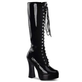 Pleaser ELECTRA-2020 Stivali - Vernice Nero EU-41 / US-11