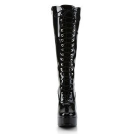 Pleaser ELECTRA-2020 Stivali - Vernice Nero EU-36 / US-6