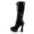 Pleaser ELECTRA-2020 Stivali - Vernice Nero EU-37 / US-7