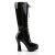 Pleaser ELECTRA-2020 Stivali - Vernice Nero EU-37 / US-7