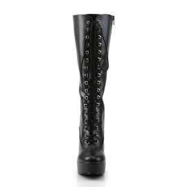 Pleaser ELECTRA-2020 Stivali - Similpelle Nero EU-40 / US-10