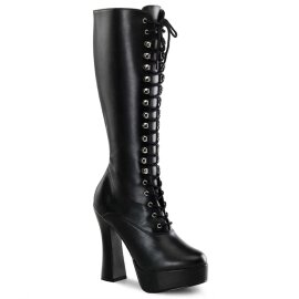 Pleaser ELECTRA-2020 Stivali - Similpelle Nero EU-37 / US-7
