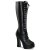 Pleaser ELECTRA-2020 Stivali - Similpelle Nero EU-37 / US-7