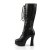Pleaser ELECTRA-2020 Stivali - Similpelle Nero EU-37 / US-7