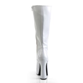 Pleaser ELECTRA-2020 Stivali - Vernice Bianco EU-37 / US-7
