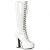 Pleaser ELECTRA-2020 Stivali - Vernice Bianco EU-37 / US-7