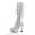Pleaser ELECTRA-2020 Stivali - Vernice Bianco EU-37 / US-7