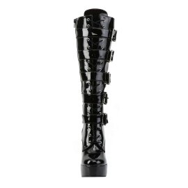 Pleaser ELECTRA-2042 Stivali - Vernice Nero EU-40 / US-10
