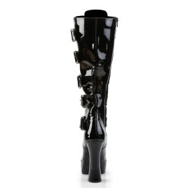 Pleaser ELECTRA-2042 Stivali - Vernice Nero EU-37 / US-7