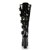 Pleaser ELECTRA-2042 Stivali - Vernice Nero EU-37 / US-7