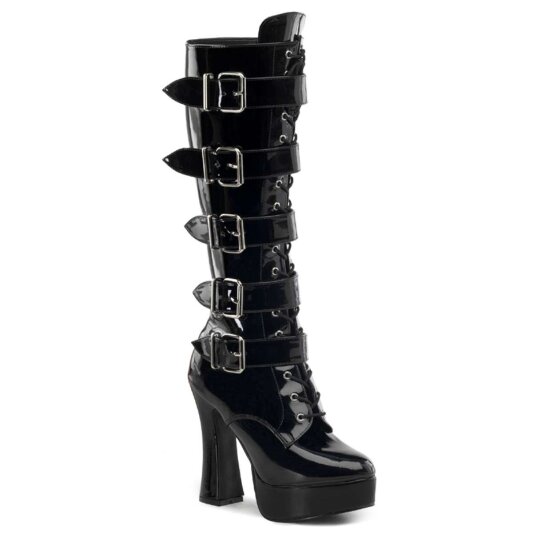 Pleaser ELECTRA-2042 Stivali - Vernice Nero EU-39 / US-9