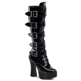 Pleaser ELECTRA-2042 Stivali - Vernice Nero EU-39 / US-9