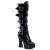 Pleaser ELECTRA-2042 Stivali - Vernice Nero EU-39 / US-9