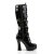 Pleaser ELECTRA-2042 Stivali - Vernice Nero EU-39 / US-9