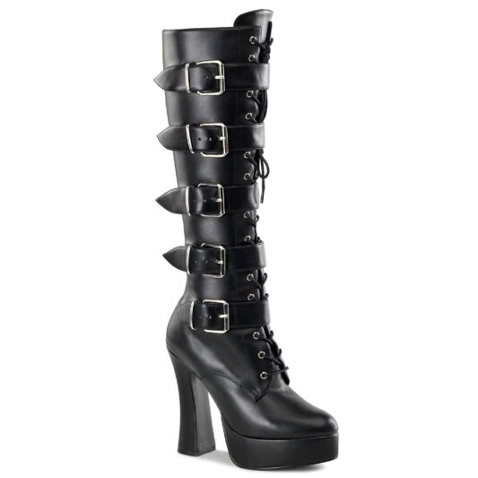 Pleaser ELECTRA-2042 Stivali - Similpelle Nero EU-42 / US-12