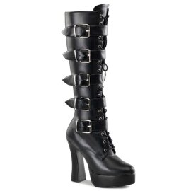Pleaser ELECTRA-2042 Stivali - Similpelle Nero EU-37 / US-7