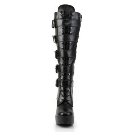 Pleaser ELECTRA-2042 Stivali - Similpelle Nero EU-37 / US-7