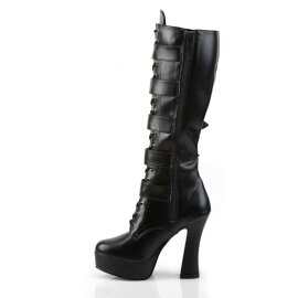 Pleaser ELECTRA-2042 Stivali - Similpelle Nero EU-37 / US-7