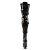 Pleaser ELECTRA-3028 Stivali Sopra Il Ginocchio - Vernice Elasticizzato Nero EU-41 / US-11