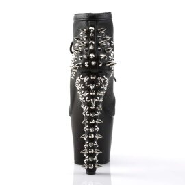 Pleaser FEARLESS-700-28 Stivaletti - Similpelle Nero/Nero Opaco EU-35 / US-5