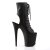 Pleaser FLAMINGO-1016 Stivaletti - Similpelle Nero/Nero Opaco EU-35 / US-5