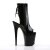 Pleaser FLAMINGO-1018 Stivaletti - Vernice Nero/Nero EU-35 / US-5