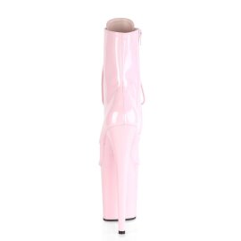 Pleaser FLAMINGO-1020 Stivaletti - Vernice Rosa Baby/Rosa Baby EU-37 / US-7