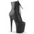 Pleaser FLAMINGO-1020 Stivaletti - Similpelle Nero/Nero Opaco EU-41 / US-11