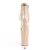 Pleaser FLAMINGO-1020 Stivaletti - Vernice Nude/Nude EU-39 / US-9