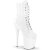 Pleaser FLAMINGO-1020 Stivaletti - Vernice Bianco/Bianco EU-40 / US-10