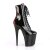 Pleaser FLAMINGO-102FH Stivaletti - Vernice Nero/Nero EU-35 / US-5